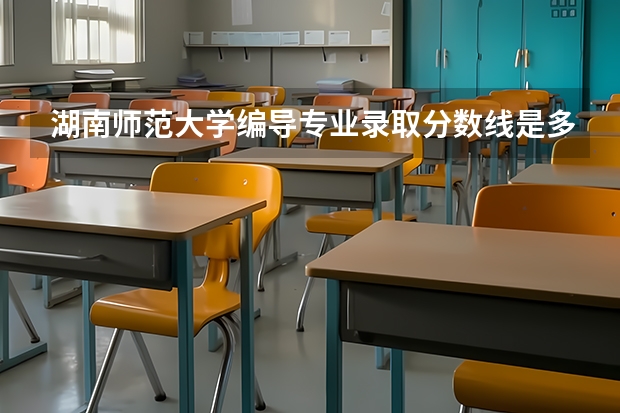 湖南师范大学编导专业录取分数线是多少？