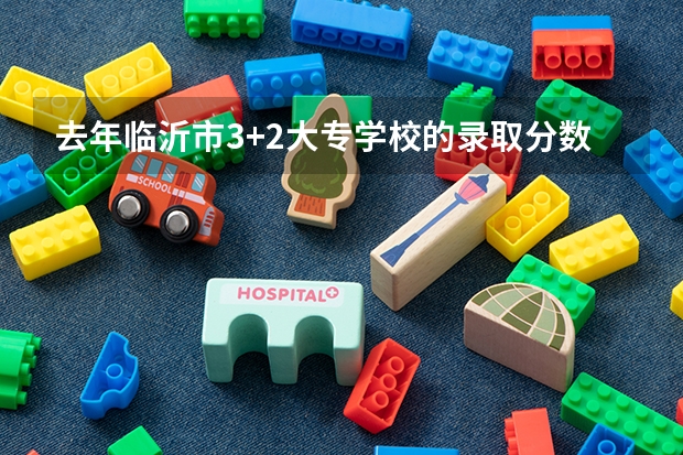去年临沂市3+2大专学校的录取分数线是多少？