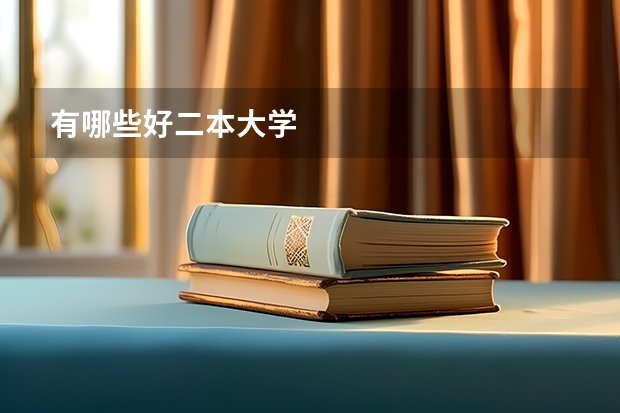 有哪些好二本大学