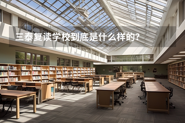 三泰复读学校到底是什么样的？