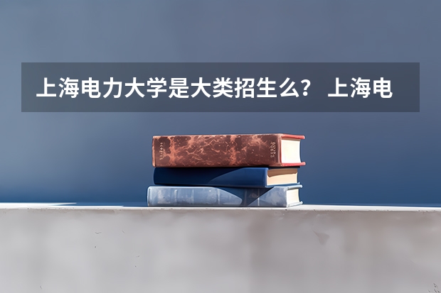 上海电力大学是大类招生么？ 上海电力大学招生电话打不通