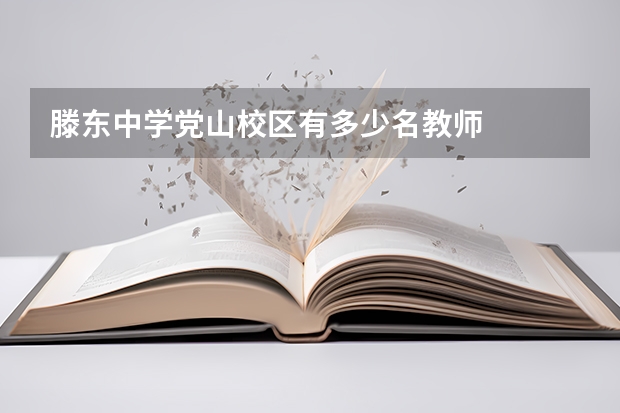 滕东中学党山校区有多少名教师