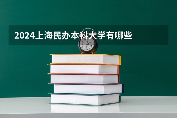 2024上海民办本科大学有哪些
