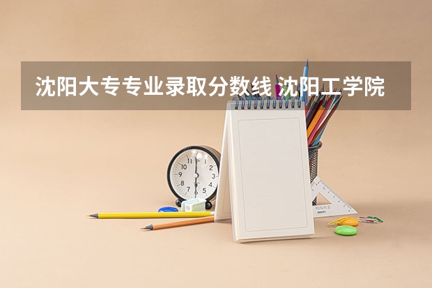 沈阳大专专业录取分数线 沈阳工学院专业录取分数线