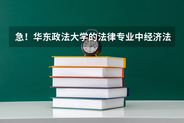 急！华东政法大学的法律专业中经济法和国际经济法，刑事法，民商法，哪个更好？
