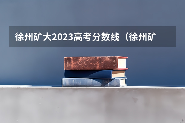 徐州矿大2023高考分数线（徐州矿大录取分数线）