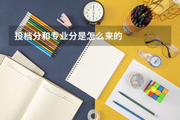 投档分和专业分是怎么来的