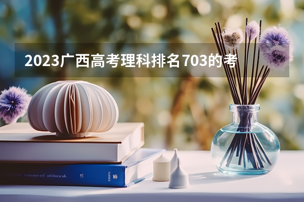 2023广西高考理科排名703的考生报什么大学 往年录取分数线介绍