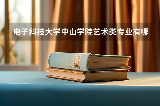 电子科技大学中山学院艺术类专业有哪些？