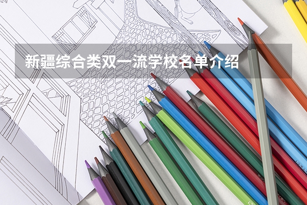 新疆综合类双一流学校名单介绍