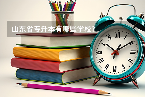 山东省专升本有哪些学校?