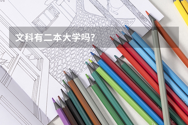 文科有二本大学吗？