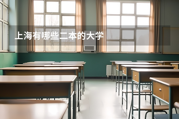 上海有哪些二本的大学