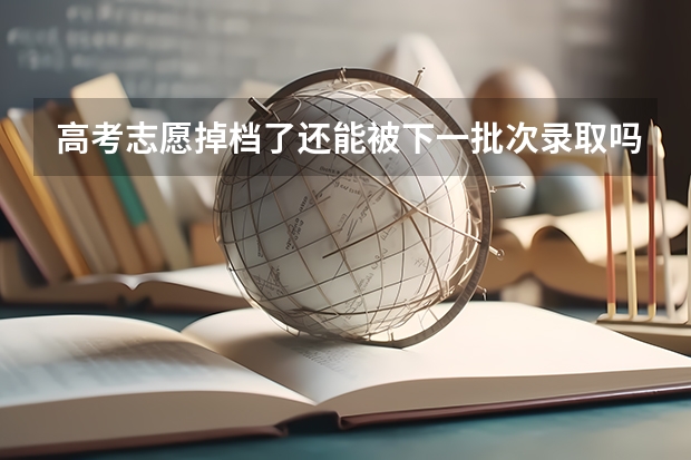 高考志愿掉档了还能被下一批次录取吗？